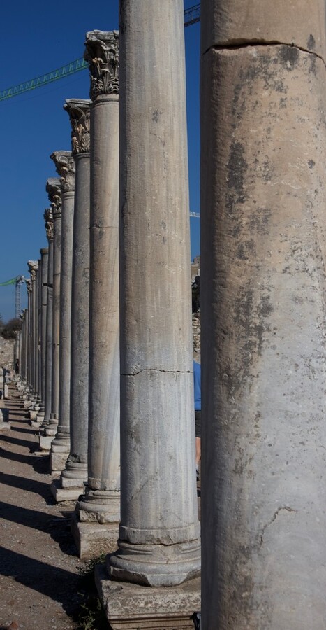 Pillars, Ephesus, Greece